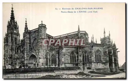 Ansichtskarte AK Notre Dame de L Epine Environs de Chalons sur Marne