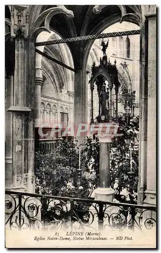 Cartes postales Lepine Marne Eglise Notre Dame