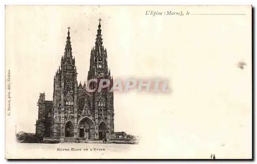 Cartes postales Lepine Marne Notre Dame