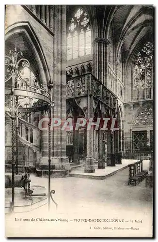 Ansichtskarte AK Notre Dame de Lepine Le jube Environs de Chalons sur Marne
