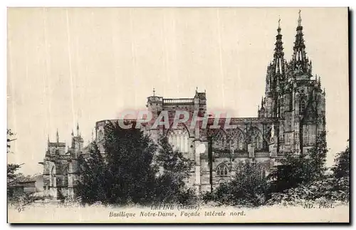 Cartes postales Basilique Notre Dame Facade Laterale Nord