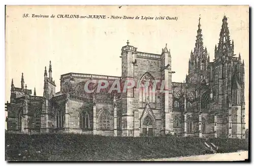 Cartes postales Environs de Chalons sur Marne Notre Dame de Lepine