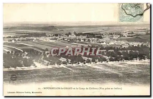 Ansichtskarte AK Mourmelon le Grand et le Camp Chalons Vue prise en ballon