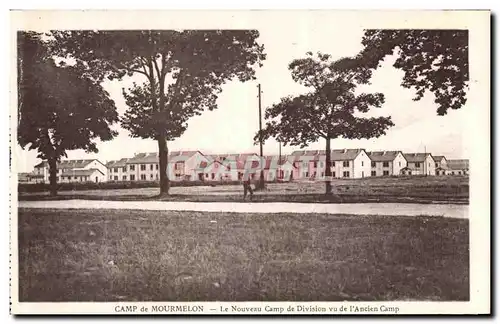 Cartes postales Camp de Mourmelon Le nouveau Camp de Division vu de l ancien camp Militaria