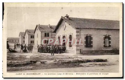 Cartes postales Mourmelon Le Grand Camp de Le Nouveau Camp de Divison Refectoire et pavillons de troupe Militari