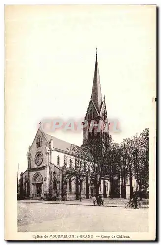 Cartes postales Mourmelon Le Grand Eglise de Camp de Chalons