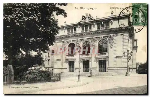 Cartes postales Epernay La Champagne