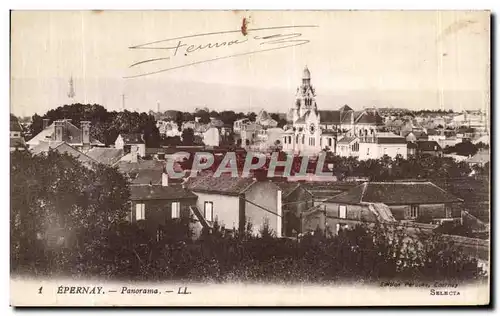 Cartes postales Epernay Panorama