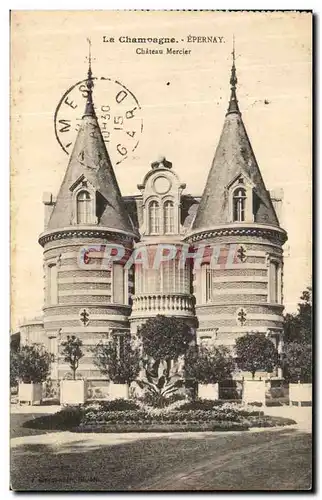 Cartes postales La Champagne Epernay Chateau Mercier