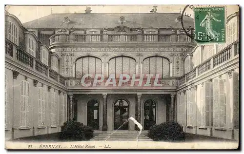 Ansichtskarte AK Epernay L Hotel Raoul