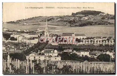 Cartes postales La Champagne Epernay Hopital Hospice Auban Moet Mont Bernon