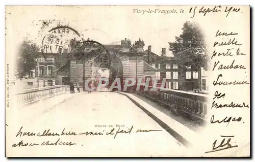 Cartes postales Vitry Le Francois Le Porte Du Pont