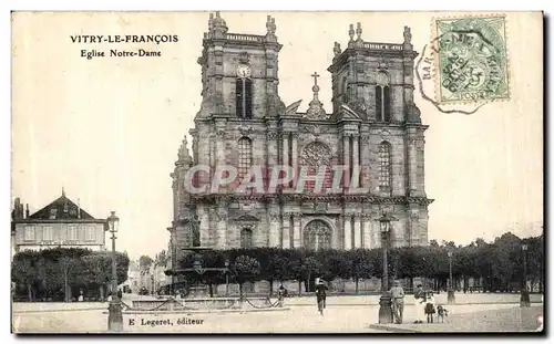 Cartes postales Vitry Le Francois Eglise Notre Dame