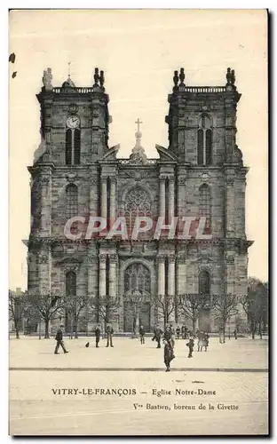 Ansichtskarte AK Vitry Le Francois Eglise Notre Dame