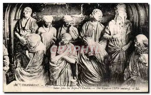 Cartes postales Chaumont Eglise Saint Jean Baptise Le Sepulcre