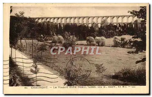 Cartes postales Chaumont Le Viaduc Cote Nord