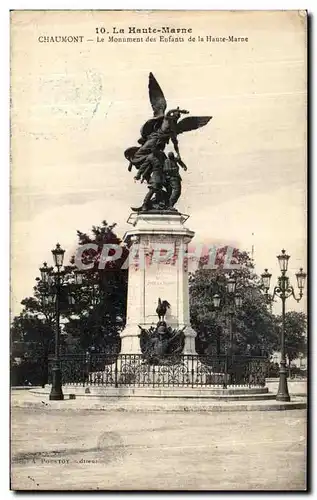 Ansichtskarte AK Chaumont Le Monument des Enfants de la Haute Marne