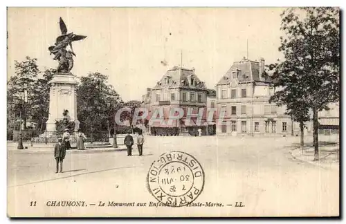Cartes postales Chaumont Le Monument aux Enfants de la Haute Marne