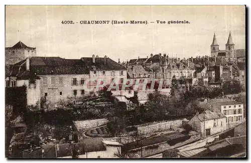 Ansichtskarte AK Chaumont Vue Generale