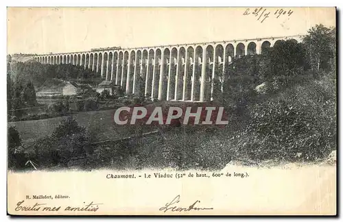 Cartes postales Chaumont Le viaduc