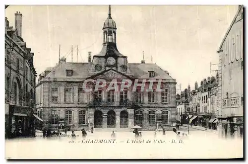 Cartes postales Chaumont L Hotel de Ville