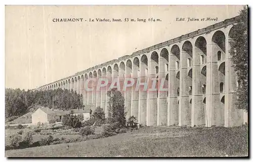 Ansichtskarte AK Chaumont Le Viadue Train