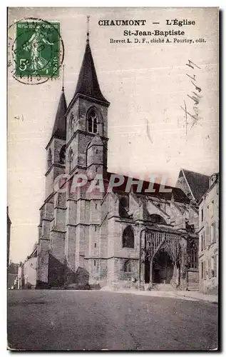 Ansichtskarte AK Chaumont L Eglise St Jean Baptiste