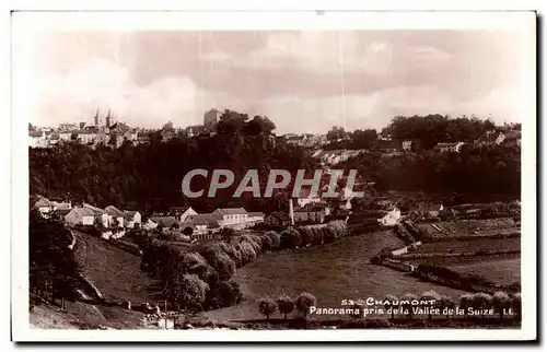 Ansichtskarte AK Chaumont Panorama Prise de la Vallee de la Suize