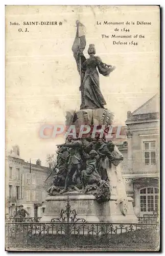 Ansichtskarte AK Saint Dizier Le Monument de la Defense de 1544