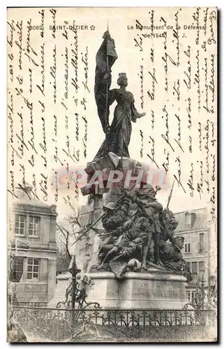 Ansichtskarte AK Saint Dizier Le Monument de la Defense de 1544 Militaria