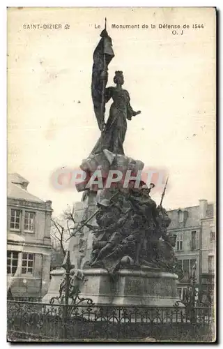 Ansichtskarte AK Saint Dizier Le Monument de la Defense de 1544 Militaria