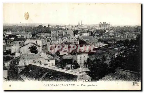 Cartes postales Chalons Sur Marne Vue Generale