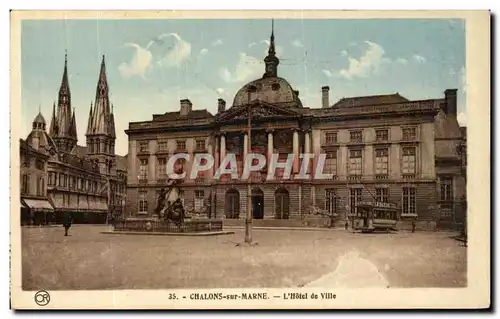 Cartes postales Chalons Sur Marne L Hotel de Ville