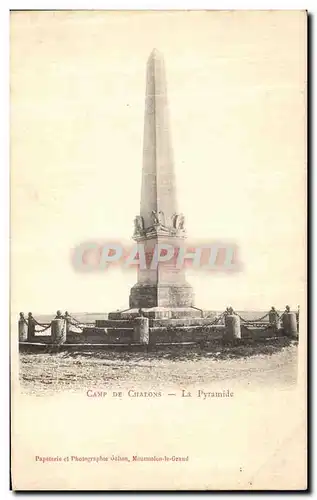 Cartes postales Camp De Chalons La Pyramide