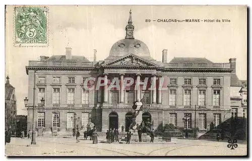 Cartes postales Chalons Sur Marne Hotel de Ville