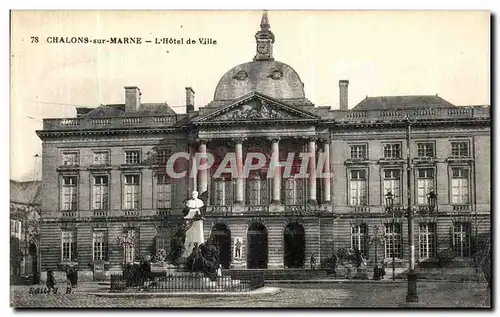 Cartes postales Chalons Sur Marne L Hotel de Ville