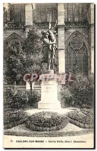 Cartes postales Chalons Sur Marne Gloria Victis