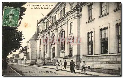 Cartes postales Chalons Sur Marne Le Palais de Justice