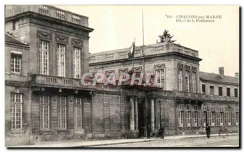 Cartes postales Chalons Sur Marne Hotel de la Prefecture