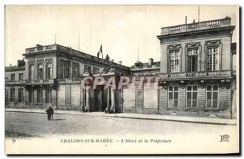 Cartes postales Chalons Sur Marne Hotel de la Prefecture