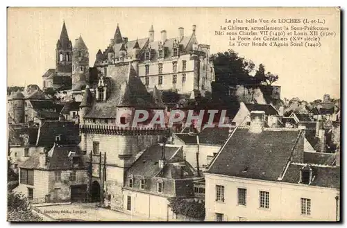 Cartes postales Loches Le Chateau