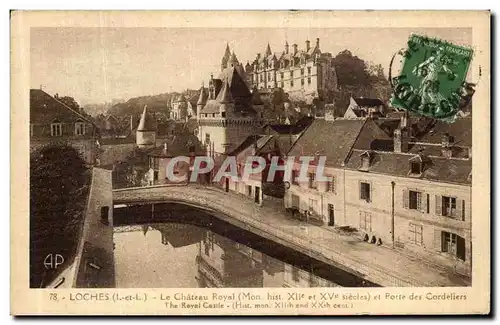 Cartes postales Loches Le Chateau Royal