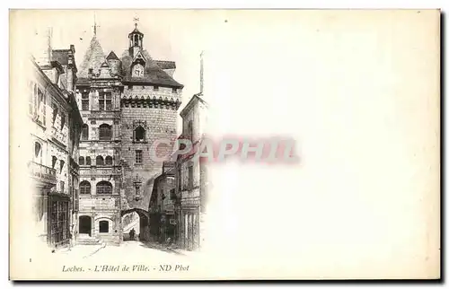 Cartes postales Loches L Hotel de Ville