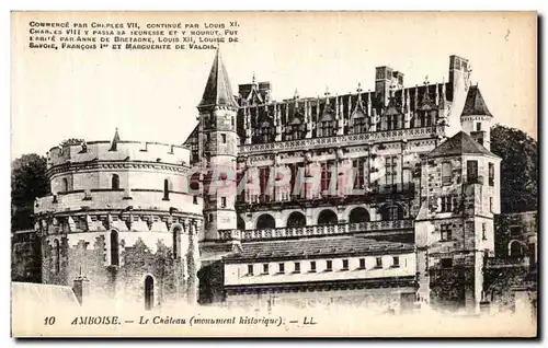 Cartes postales Amboise Le Chateau