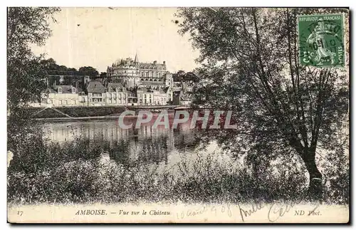 Cartes postales Amboise Vue sur le Chateau