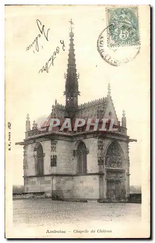 Cartes postales Amboise Chapelle du Chateau