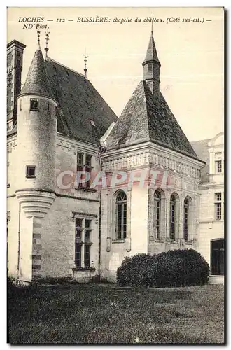 Cartes postales Loches Bussiere Chapelle du Chateau