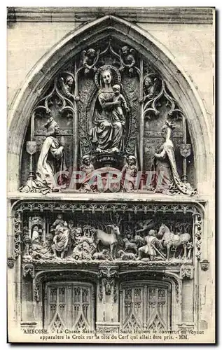 Cartes postales Amboise La Chasse Saint Hubert