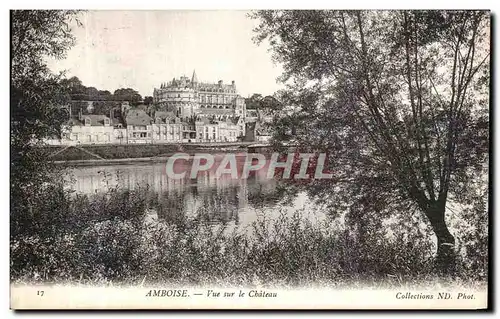 Cartes postales Amboise Vue sur Le Chateau