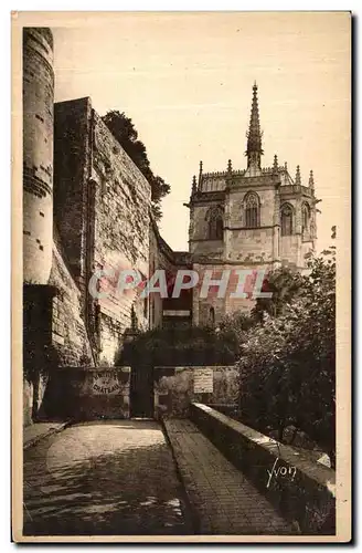 Cartes postales Amboise Chateau La chapelle Saint Hubert la tour d Hercault